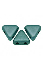 Kheops par Puca® beads Metallic mat green turquoise 23980-94104